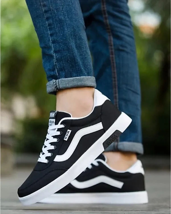 Black_Lace_Up_Sneakers_Shoes_For_Men