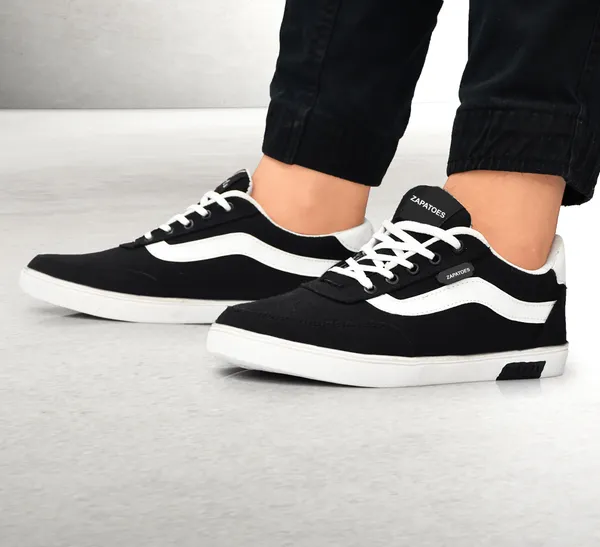 Black_Lace_Up_Sneakers_Shoes_For_Men
