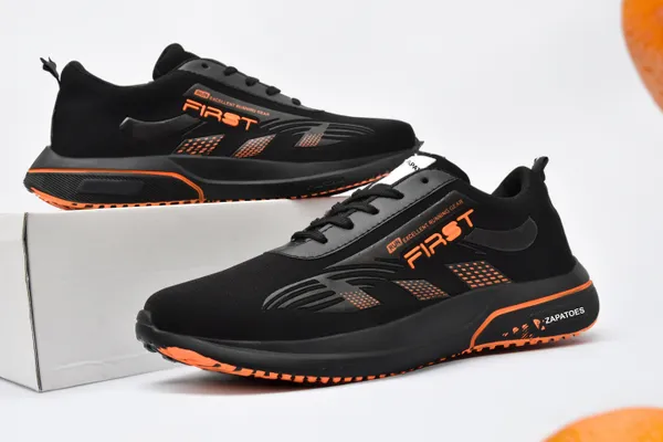 Black_Running_Walking_Lace_up_Comfort_Lightweight__Breathable_Sports_Shoes_For_Men