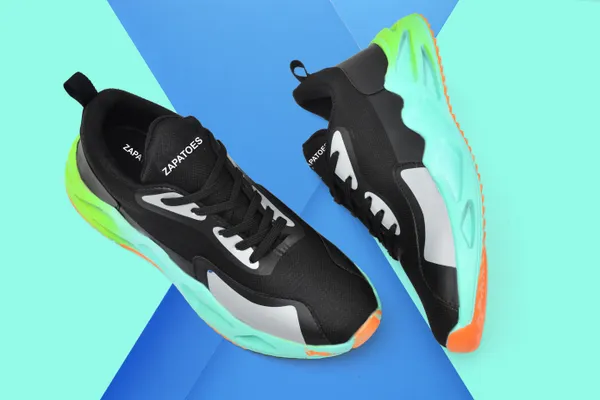 Black_Running_Walking_Lace_up_Comfort_Lightweight__Breathable_Sports_Shoes_For_Men