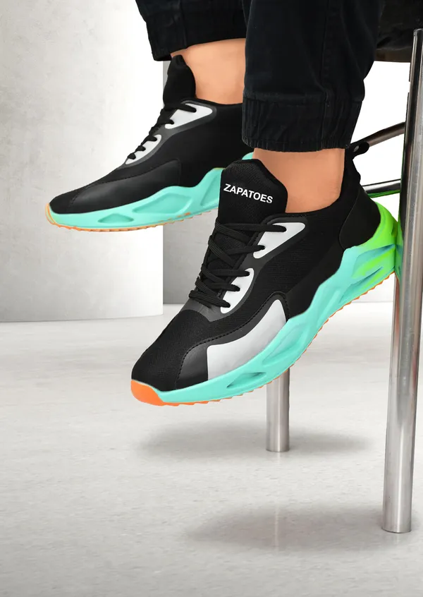 Black_Running_Walking_Lace_up_Comfort_Lightweight__Breathable_Sports_Shoes_For_Men