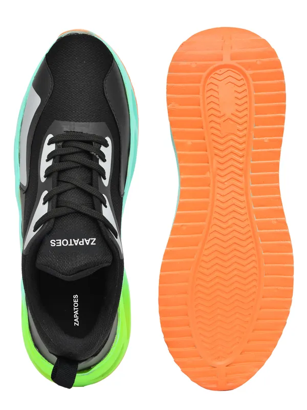 Black_Running_Walking_Lace_up_Comfort_Lightweight__Breathable_Sports_Shoes_For_Men