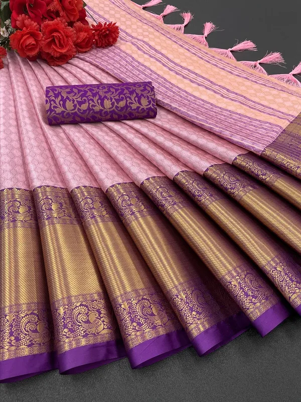 Beige_Aquiliq_Woven_Banarasi_Art_Silk,_Cotton_Silk_Saree