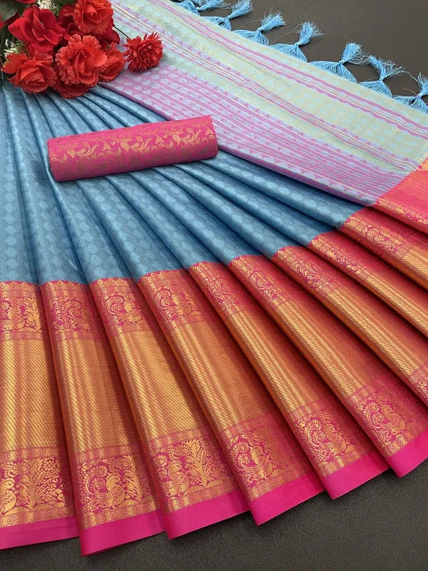 Beige_Aquiliq_Woven_Banarasi_Art_Silk,_Cotton_Silk_Saree