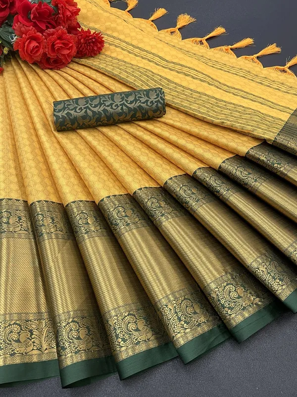 Beige_Aquiliq_Woven_Banarasi_Art_Silk,_Cotton_Silk_Saree