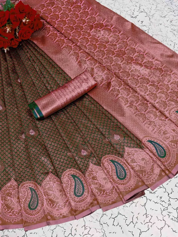 Blue_Aquiliq_Woven_Bollywood_Pure_Silk_Saree