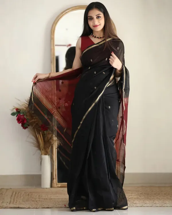 Black_Aquiliq_Woven_Bollywood_Chanderi_Saree