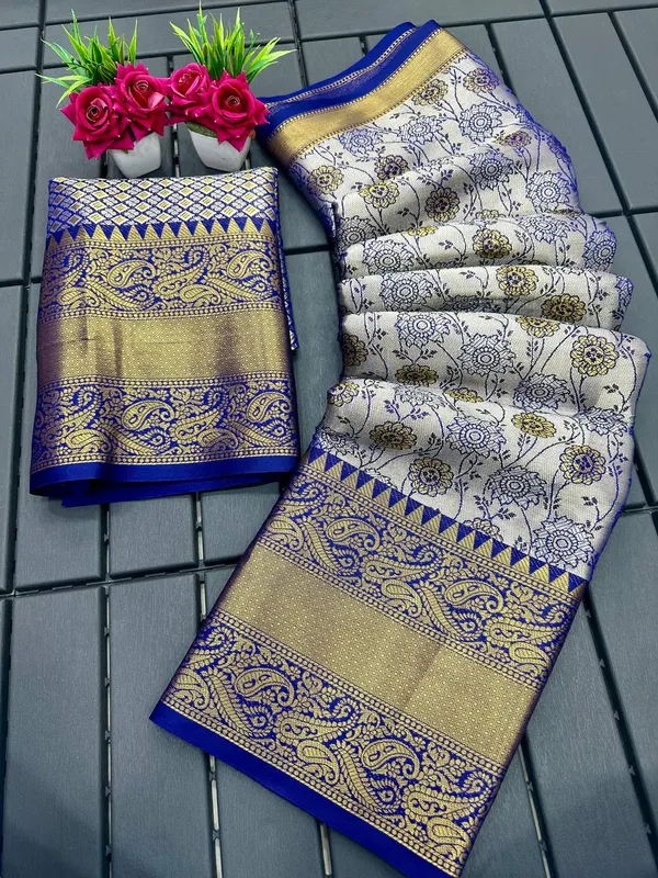 Navy_Pure_Ganga_Kanjivaram_Silk_Saree