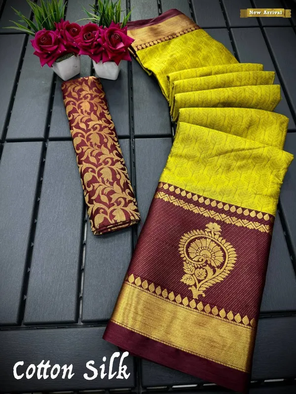 Grey_Aquiliq_Woven_Handloom_Cotton_Silk_Saree