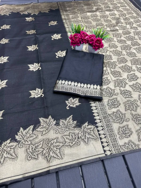 Black_Pure_Silk_Kanjivaram_Saree