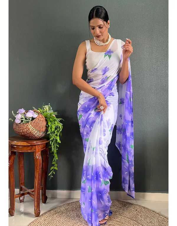 Lavender_Ready_To_Wear_Purple_Pure_Georgette_Printed_Saree