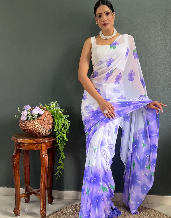 Lavender_Ready_To_Wear_Purple_Pure_Georgette_Printed_Saree