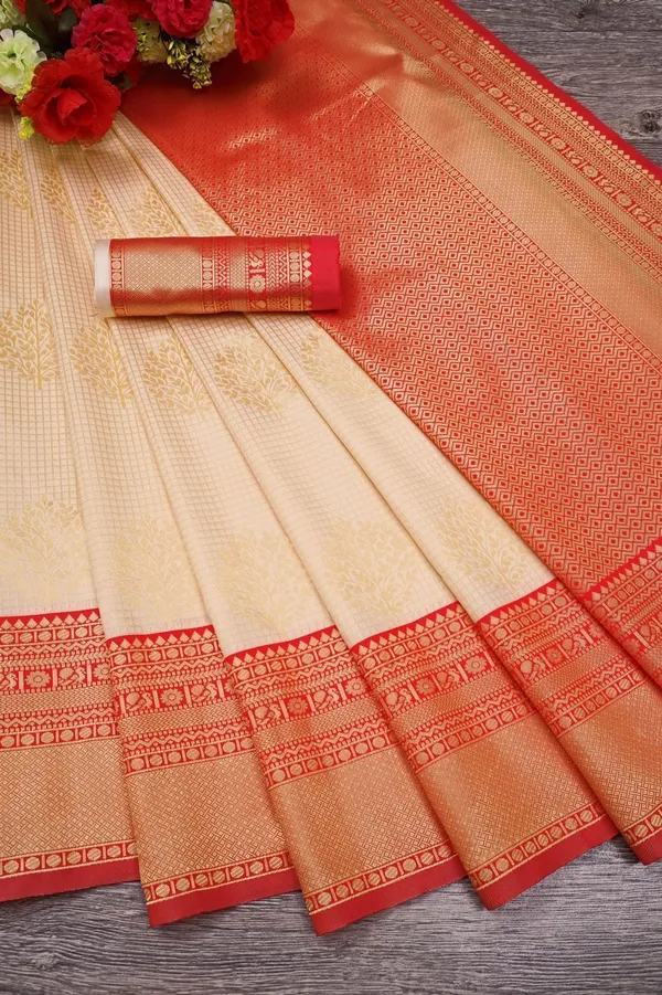 Dark_Green_Printed_Chinnalapattu_Jacquard_Saree