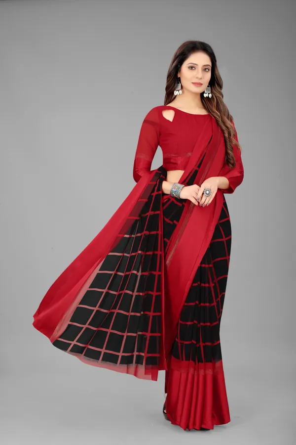 Multicolor_Printed_Daily_Wear_Georgette_Saree