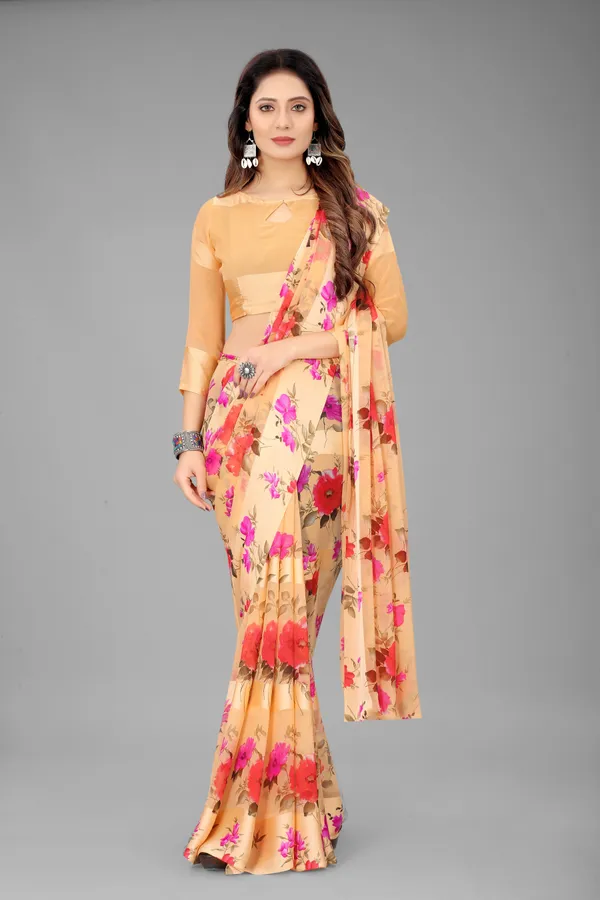 Multicolor_Printed_Daily_Wear_Georgette_Saree