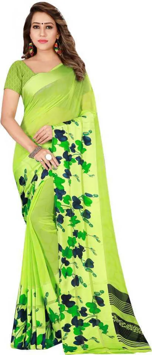 Light_Green_Printed_Bollywood_Georgette_Saree