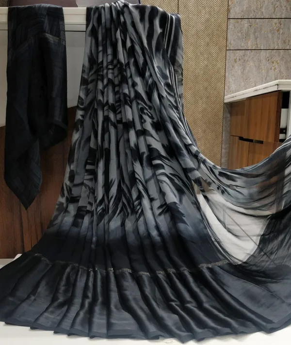 Black_Printed_Bandhani_Georgette_Saree