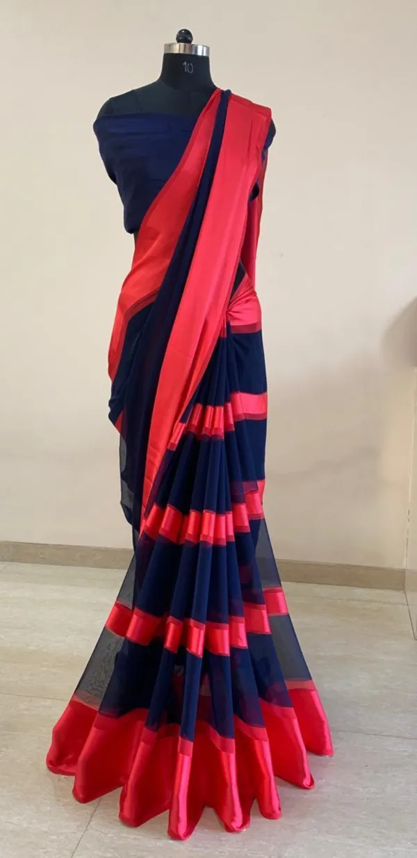 Red_Floral_Print_Bollywood_Georgette_Saree