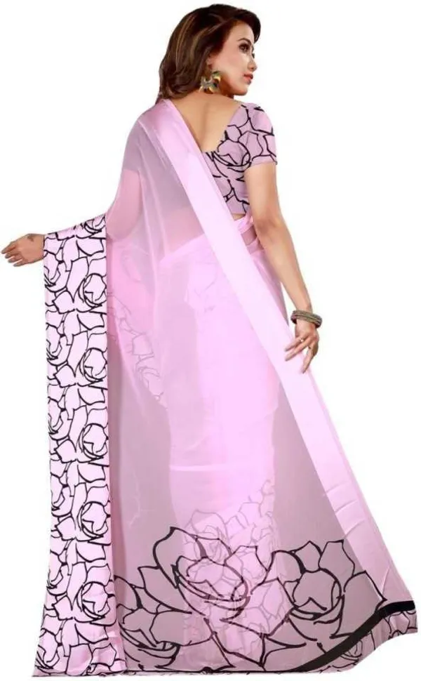 Pink_Printed_Bollywood_Georgette_Saree