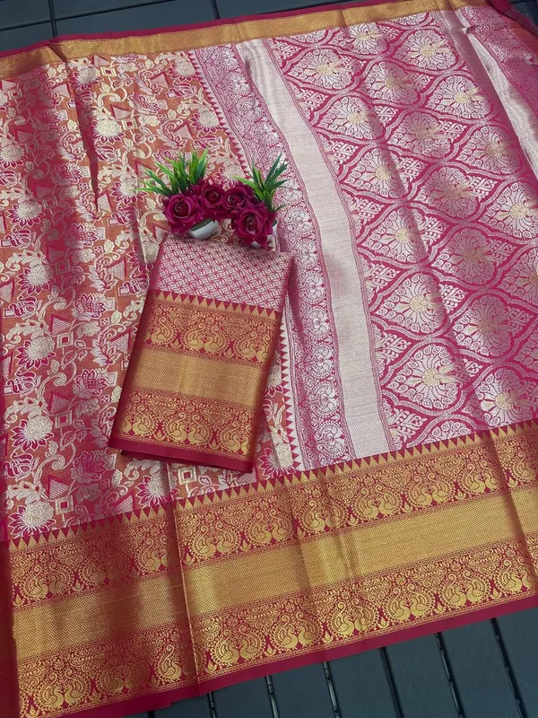 Red_Pure_Ganga_Kanjivaram_Silk_Saree