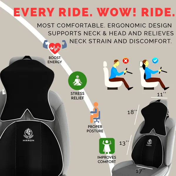 Memory_Foam_Neck_Rest_&_Extra_Lumbar_Support_For_Car_Or_Office_Chair