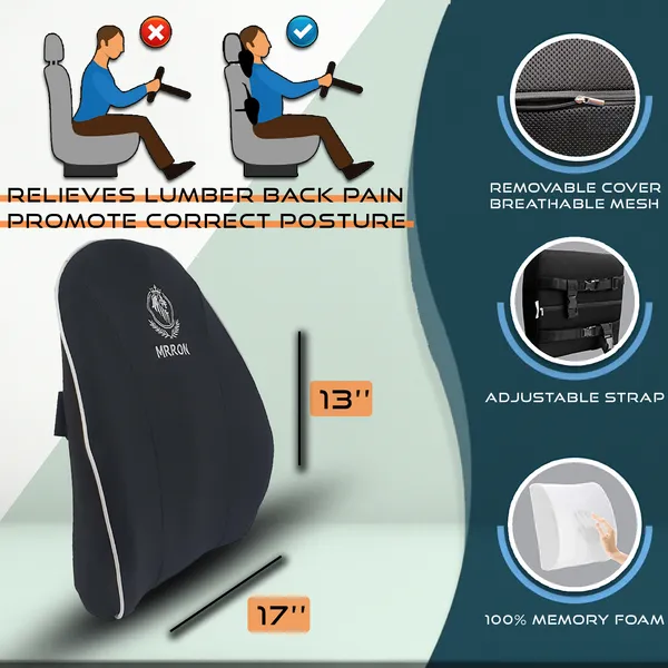 Spine_Back_Support_Neck_Rest_For_Chair_&_Car_Seat,_Orthopaedic_Lumbar_Support_Memory_Foam_Backrest_Cushion_Designed_For_Back_Pain_Relief_Pillow_For_Comfortable_Sitting