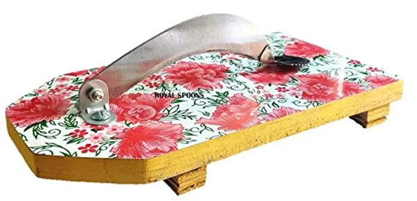 Iron_Blade_Vegetable_Cutter_With_Wooden_Board_And_Coconut_Scrapper/Vili/Iron_Vili/Kitchenware_Bhaaji_Cutter_-_3_Sizes_(Medium_Size_No._2)
