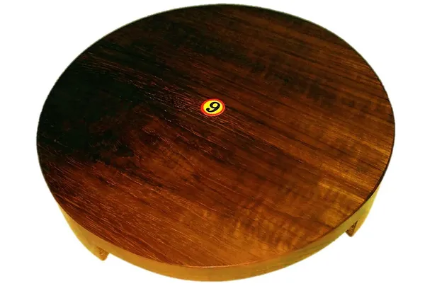 Wooden_Chakla_Rolling_Board_8.5_Inch_Diameter_Teakwood_Polpat_Board_(No_Rolling_Pin_Included)