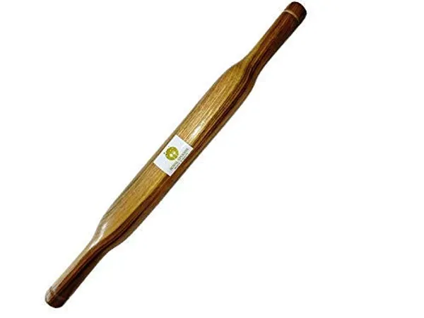 Wooden_Rolling_Board_10_Inch_Diameter_Teak_Wood_Chakla_And_Rolling_Pin_Teak_Wood_14_Inch_Long_Best_Quality_Set_Of_Roti_Kitchen_Tools