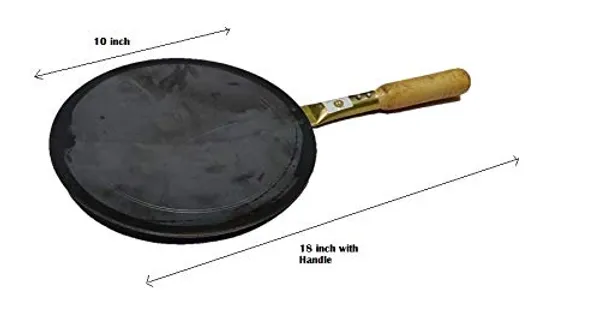 Iron_Tawa_For_Roti/Chapathi/Chapati_With_Wooden_Handle,_Loha/Lokhand_Roti_Tawa_-_Strongest_Handle_Tawa_(10_Inches)