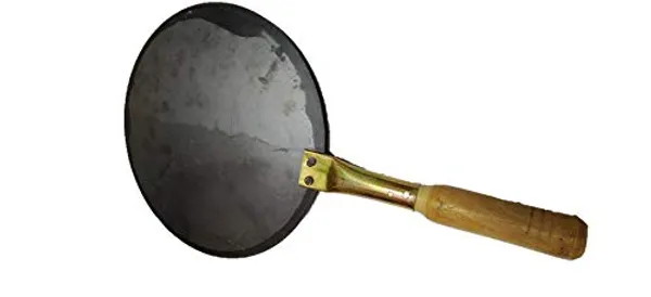 Iron_Tawa_For_Roti/Chapathi/Chapati_With_Wooden_Handle,_Loha/Lokhand_Roti_Tawa_-_Strongest_Handle_Tawa_(10_Inches)