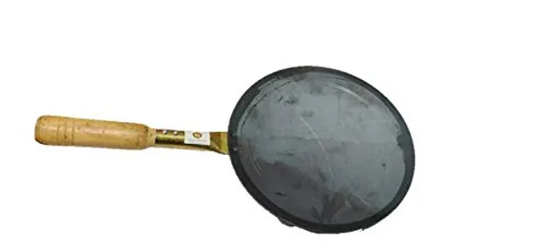 Iron_Tawa_For_Roti/Chapathi/Chapati_With_Wooden_Handle,_Loha/Lokhand_Roti_Tawa_-_Strongest_Handle_Tawa_(11_Inches)