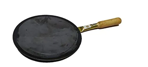 Iron_Tawa_For_Roti/Chapathi/Chapati_With_Wooden_Handle,_Loha/Lokhand_Roti_Tawa_-_Strongest_Handle_Tawa_(9_Inches)