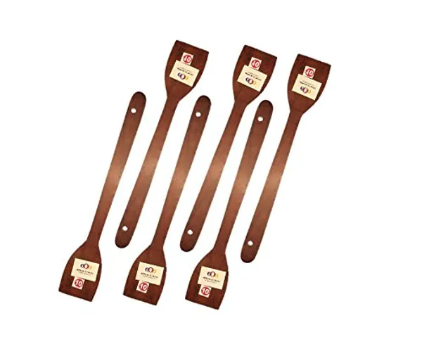Pack_of_6_pcs_Wooden_Spatula_-_Teak_Wood_10_Inch