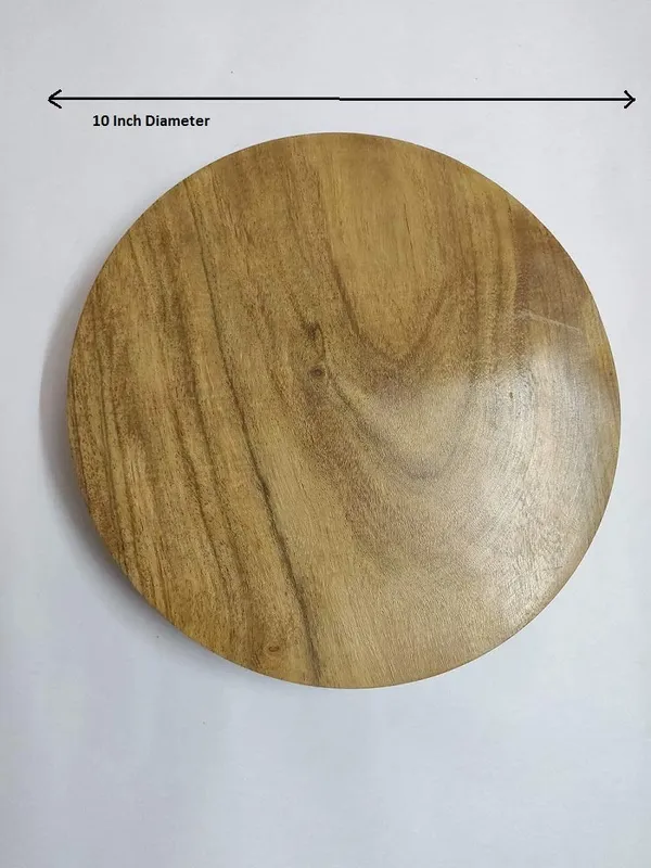 Wood_Rolling_Board/Chakla_Roti_Maker,_9-Inch,_10_Inch_11-Inch,_Brown_Single_Wood_(Medium,_10_Inch)