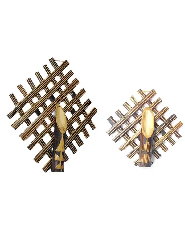Yellow_&_Brown_Royals_Handmade_Bamboo_Wall_Hanging_Vases_With_Multicolour_Flower_(30_Cm_X_5_Cm_X_30_Cm)_Bamboo