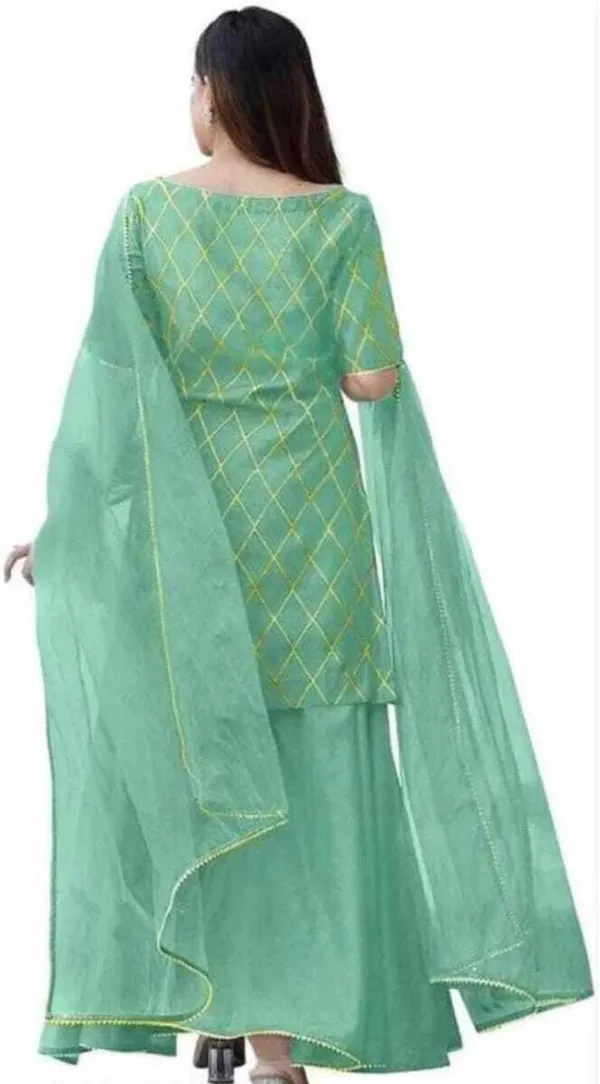 Pista_Rayon_Blend_Flared_Gown__With_Duppata