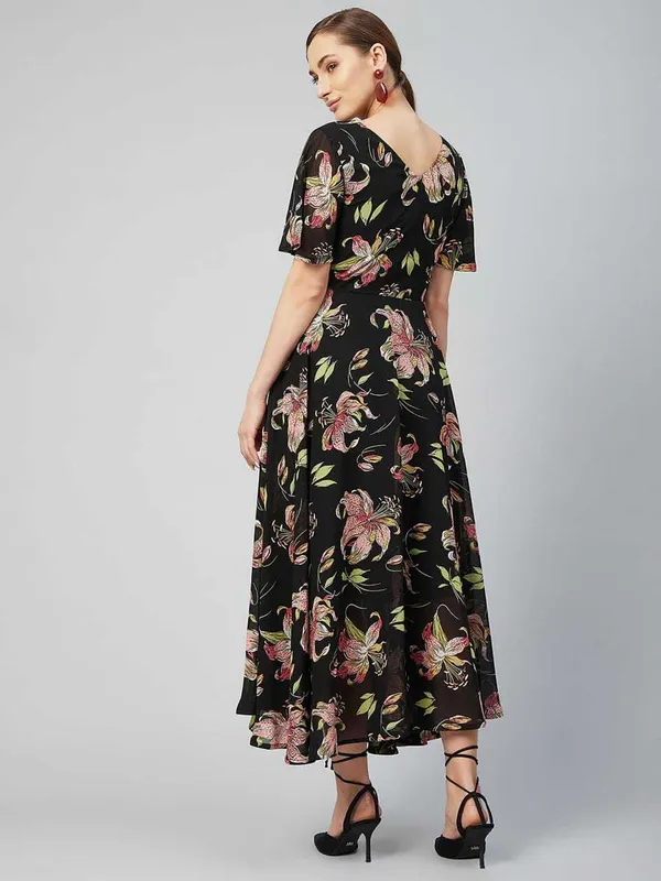 Black_Georgette_Floral_Printed_Anarkali_Gown__With_Duppata