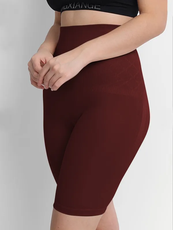 Maroon_Nylon_Shaper_Brief_For_Women_Pack_of_1