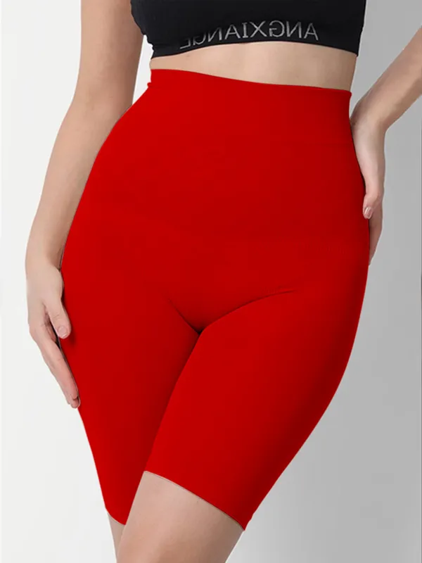 Red_Nylon_Shaper_Brief_For_Women_Pack_of_1