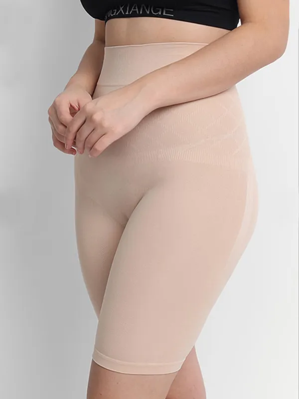 Beige&Black_Nylon_Shaper_Brief_For_Women_Pack_of_2