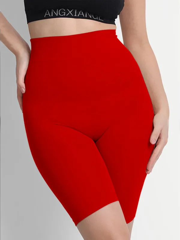 Red_Nylon_Tummy_&_Thigh_Shaper_For_Women_Pack_of_2