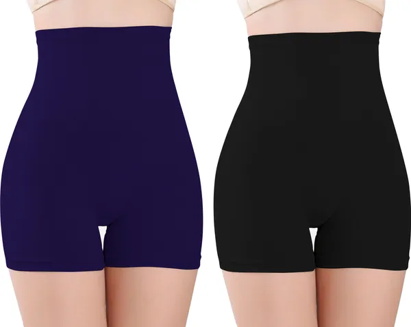 Black&Blue_Nylon_Shaper_Brief_For_Women_Pack_of_2