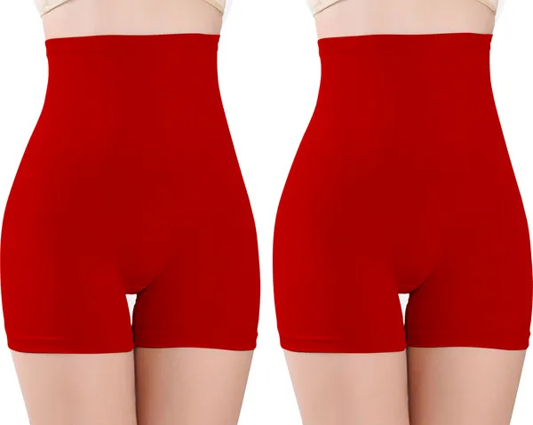 Red_Nylon_Shaper_Brief_For_Women_Pack_of_2