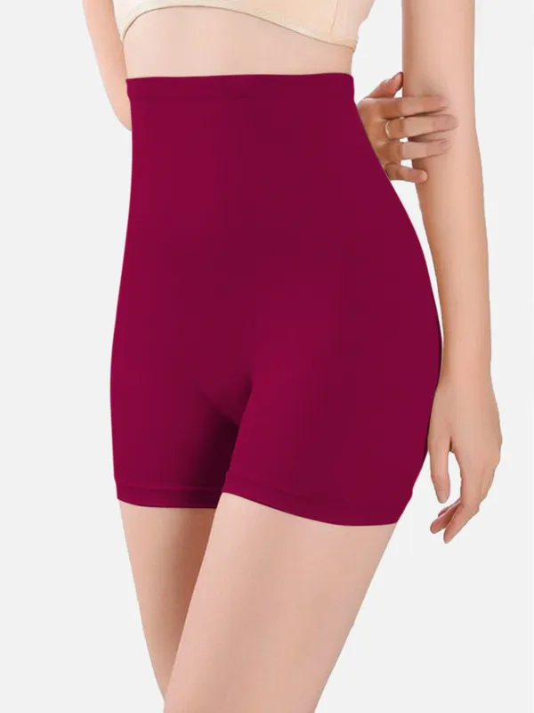 Maroon_Nylon_Shaper_Brief_For_Women_Pack_of_1