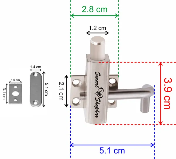 (Pack_of_2)_Cam_Bolt_Heavy_Brass_Nickel_Silver