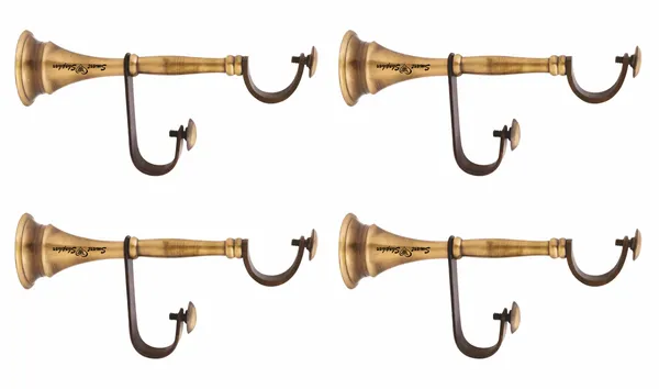 (Pack_of_4)_Curtain_Support_Round_Double_Pole_Brass_Antique