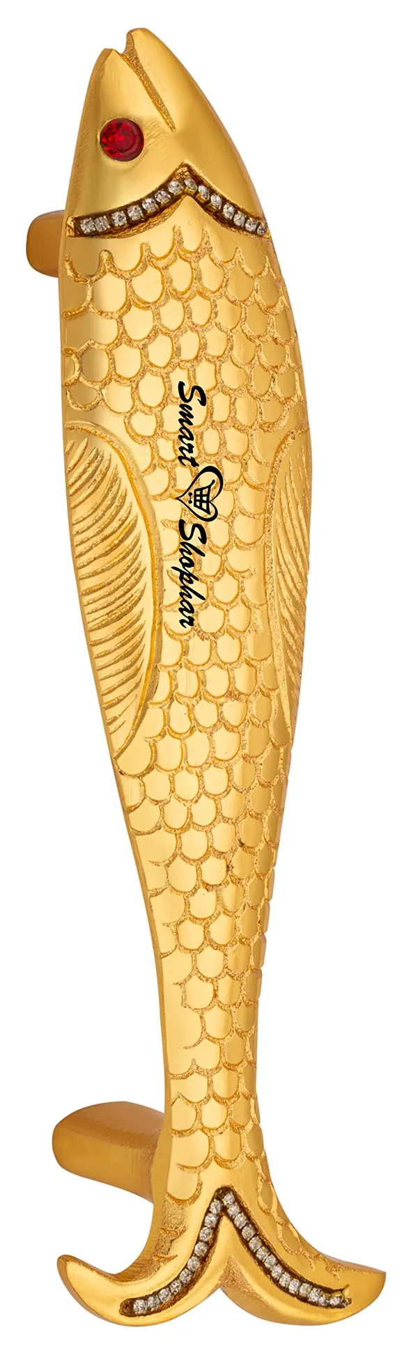 (Pack_of_2)_Pull_Handle_Fish_Brass_Gold