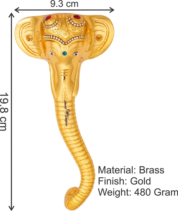 (Pack_of_2)_Pull_Handle_Ganesha_Muktidaya_Brass_Gold