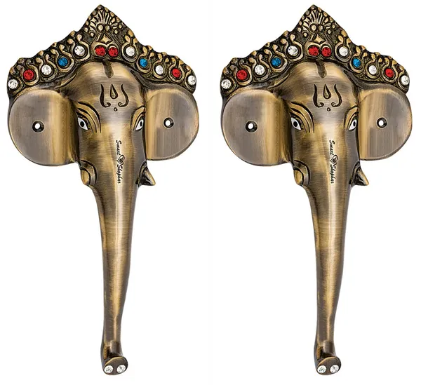 (Pack_of_2)_Pull_Handle_Royal_Ganesha_Brass_Antique